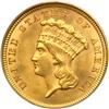 Image 1 : 1854 $3 Gold PCGS MS64
