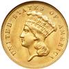 Image 1 : 1878 $3 Gold NGC MS62