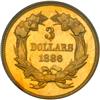 Image 2 : 1886 $3 Gold PCGS PF65 CAM