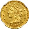 Image 1 : 1839-C $2.50 Classic Head NGC MS61