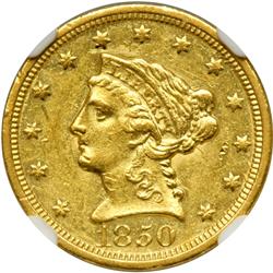 1850-C $2.50 Liberty NGC MS61