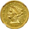Image 1 : 1852-C $2.50 Liberty NGC MS60