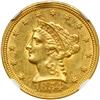 Image 1 : 1854-C $2.50 Liberty NGC MS60