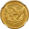 Image 2 : 1858-C $2.50 Liberty NGC MS61