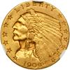 Image 1 : 1909 $2.50 Indian NGC AU55