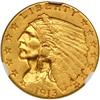 Image 1 : 1913 $2.50 Indian NGC AU55