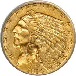 1914-D $2.50 Indian