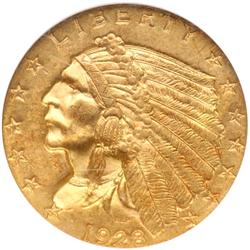 1928 $2.50 Indian NGC MS63