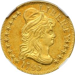 1795 $5 Bust. Sm Eagle NGC AU58