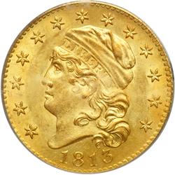 1813 $5 Capped Head PCGS MS63 CAC Approved