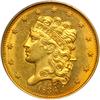 Image 1 : 1834 $5 Classic Head. Plain 4 PCGS MS63