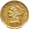 Image 1 : 1856-C $5 Liberty NGC MS60