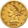 Image 1 : 1901-S $5 Liberty
