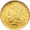 Image 1 : 1907 $10 Indian. No Periods NGC MS63