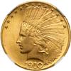 Image 1 : 1910 $10 Indian NGC MS66