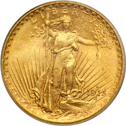 1915-S $20 St. Gaudens PCGS MS62