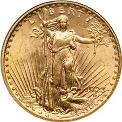 1923 $20 St. Gaudens NGC MS63