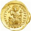 Image 1 : Byzantine Empire. Justinian I, 527-565. Gold Solidus (4