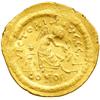 Image 2 : Byzantine Empire. Justinian I, 527-565. Gold Semissis (
