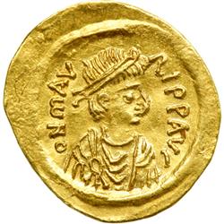 Byzantine Empire. Maurice Tiberius, 582-602. Gold Semis