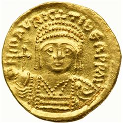 Maurice Tiberius, AD 582-602. Gold Solidus (4.45g), The