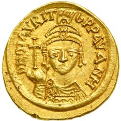 Byzantine Empire. Maurice Tiberius, 582-602. Gold Solid