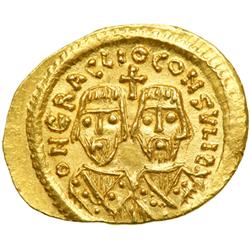 Byzantine Empire. Revolt of the Heraclii, 608-610. Gold