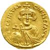 Image 1 : Byzantine Empire. Constans II, 641-668. Gold Solidus (4