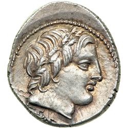 Anonymous, c. 86 BC. AR Denarius minted at Rome
