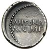 Image 2 : Marc Antony, died 30 BC. AR Denarius, struck 33 BC at t