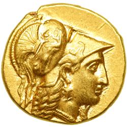 Kingdom of Macedon. Alexander III, 336-323 BC. Gold Sta