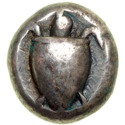 Aegina, c. 500-480 BC. AR Stater (12.2g).