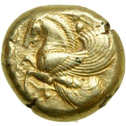Mysia, Lampsakos, c. 500-460 BC. Electrum Stater (15.3