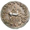 Image 2 : Indo-Greek Kingdoms. Hippostratos, c. 65-55 BC. AR Tetr