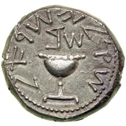 AR Shekel (14.1 g) dated year 2 (67/8 CE)