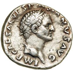 Judaea Capta. Vespasian, A.D. 69-79. AR Denarius, Rome,