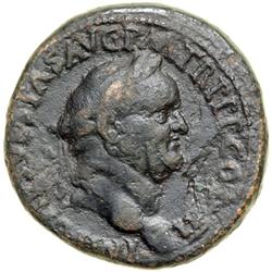 Vespasian, A.D. 69-79. AE Sestertius, Rome Mint, A.D. 7