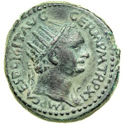 Domitian, 81-96 CE. AE 27 minted at Caesarea in 92 CE