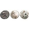 Image 1 : Judaea Capta. Rome. Lot of 3 Denarii, 58 B.C.E.-69/70 C