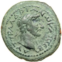 Tiberias. Hadrian, 117-138 CE. AE 24 minted 119/120 CE