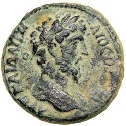 Hippos. Marcus Aurelius, 161-180 CE. AE 24