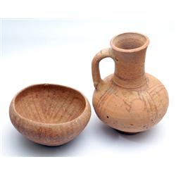 Pair of Canaanite Terracotta Vessels