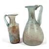 Image 1 : A lovely pair of Roman Ribbed Glass Vessels, circa 3rd