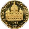 Image 2 : Italian States - Papal/Roman States. Gold Medal, 1958
