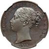 Image 1 : Great Britain. Bronzed Proof Farthing, 1839