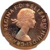 Image 1 : Great Britain. Bronze VIP Proof Halfpenny, 1954