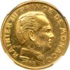 Image 1 : Monaco. Essai Gold Set: 50, 20 and 10 Centimes in Gold,