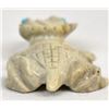 Image 6 : Zuni Picasso Marble Horned Toad Fetish by Malani