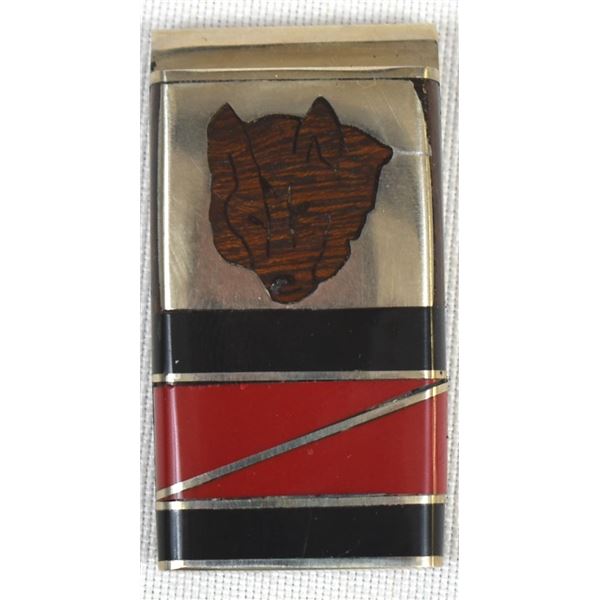 Navajo Channel Inlay Money Clip by Yellowhorse