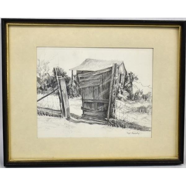 Original Framed Pencil Drawing by Pat Moody